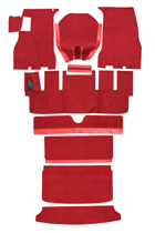 Mattensatz 1800S rot Textil