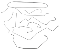 Brk line kit 122 67-68 (ex68US) with P/B