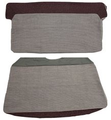 Bezug Sitz hi 444K-L 56-67 rot/grau