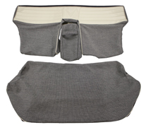 Bezug Sitz hi 120 4tg 57-58 grau/schwarz