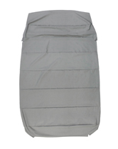 Dachhimmel 445 van -57 Stoff gerauht gra