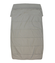 Dachhimmel 445 -57 Stoff gerauht grau