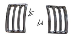 Dekor Scheinwerfergehuse/Grill Chrom 64