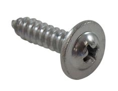 Screw 10-16 x 3/4" Tapping Chrome SS