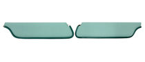 Sunvisor Mustang 64-66 CP/FB Aqua Light