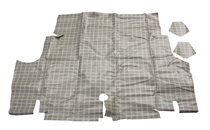Kofferraummatte kariert 65-8 Filz