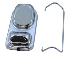 Deckel Hauptbremszyl 67-73 Chrom Scheibe