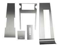 Verkleidungsornament Mittenkonsole Alumi