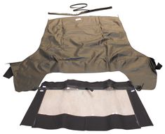 Verdeck 67-68 m Scheibe schwarz