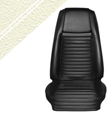 Upholst. 69 Mach 1 white/white stripe
