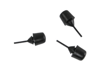 License plate rubber bumper GM set/3