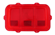 Rcklicht Glas 70 mit Logo FOMOCO