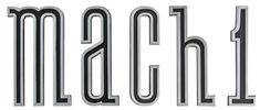 Emblem MACH1 vord Kotflgel 70