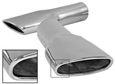 Exhaust tips w. rolled tips Mach 1 70