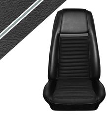 Polster 70 Mach 1, schwarz/grau Streifen