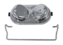 Deckel Hauptbremszyl 67-73 Chrom Trommel