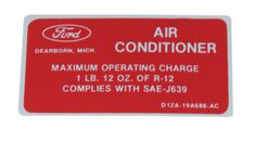 Dekal Ford Klimaanlage