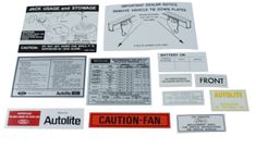 Dekalsatz Mustang 1970