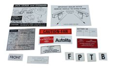 Dekalsatz Mustang 1972