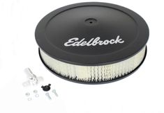 Luftfilter V8 schwarz, Edelbrock 14"