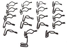 Clips Panel Sitzrcken Mustang 68