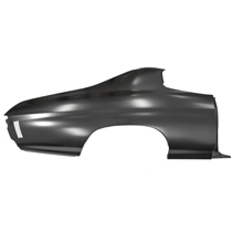 Quarter panel Chevelle 2d CP 70-72 RH