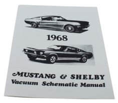 Fachbuch Vakuumschema 68 Mustang
