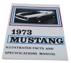 Fachbuch mit Bildern Mustang 1973