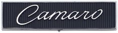 68-69 Camaro Standard Door Panel Emblems