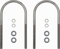 Rear Leaf Spring U-Bolts 4" Wide X 7-1/2