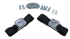 Sicherheitsgurt 2 pkt schwarz