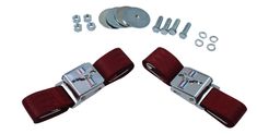 Sicherheitsgurt 2 pkt dunkelrot 64-73