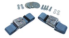 Sicherheitsgurt 2 pkt hellblau m.logo