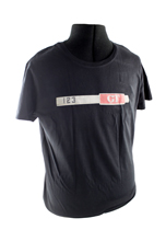 T-shirt schwarz Emblem 123GT