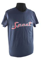 T-shirt blau Sport