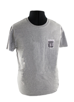 T-Shirt grau Emblem 544