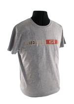 T-Shirt grau Emblem 123GT