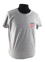 T-shirt grau 123GT emblem