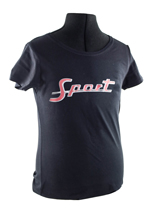 T-Shirt Frau schwarz Sport