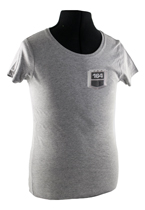 T-Shirt Frau grau 164 emblem