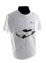 T-Shirt weiss Volvo P1800