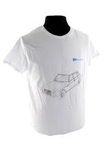 T-Shirt weiss Volvo 164
