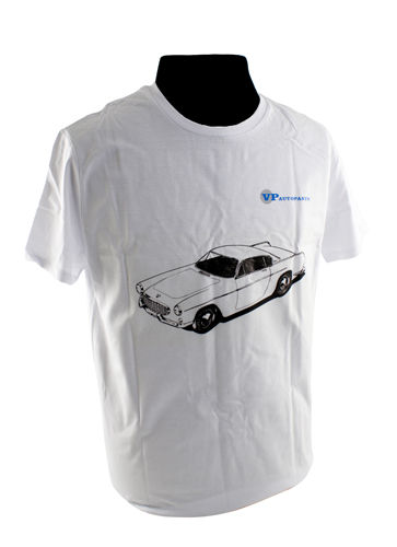 T-Shirt weiss Volvo P1800 in der Gruppe Zubehr / T-shirts / T-shirts P1800 bei VP Autoparts AB (vp-tswt05)