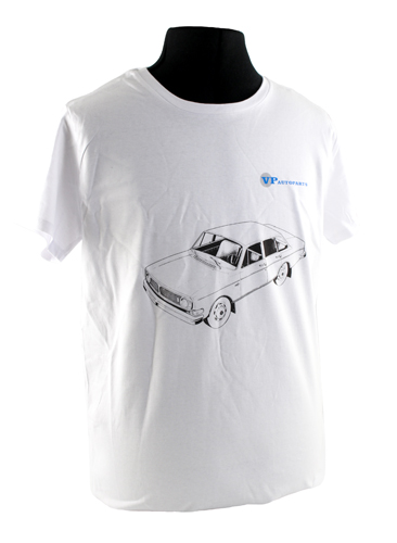 T-Shirt weiss Volvo 140 in der Gruppe Zubehr / T-shirts / T-shirts 140/164 bei VP Autoparts AB (vp-tswt06)