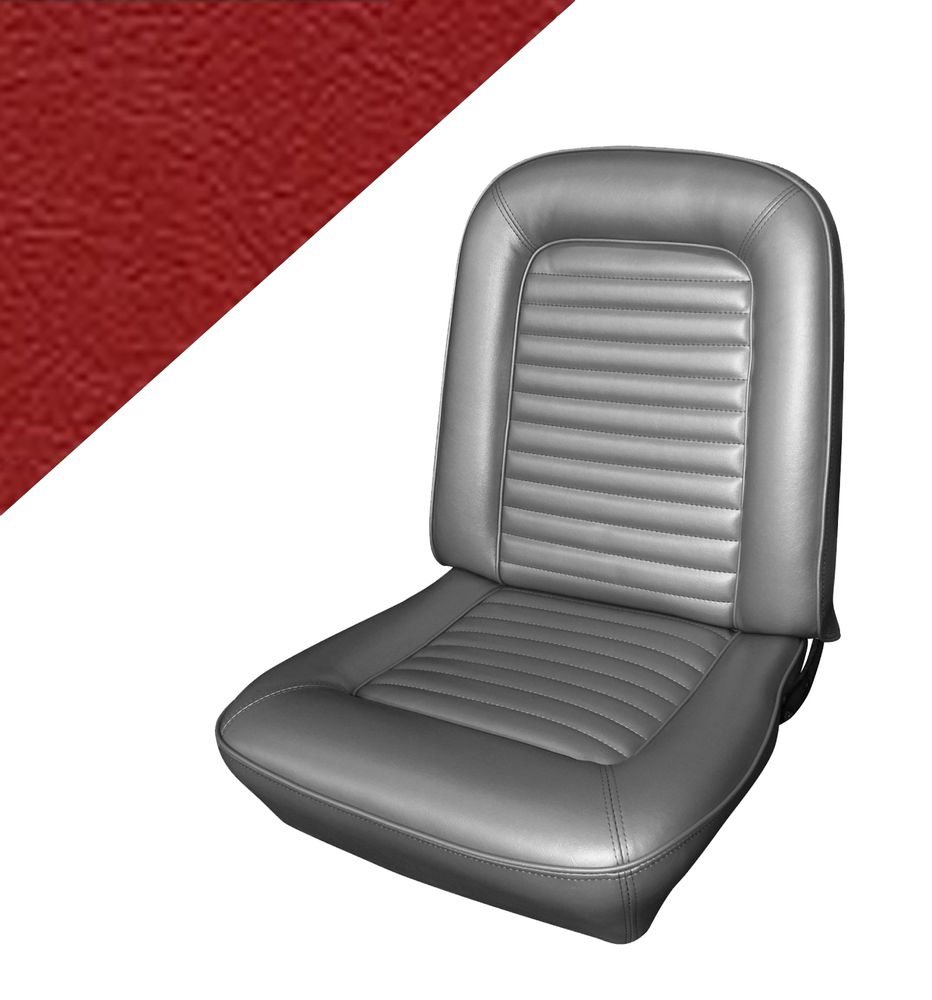 Polster CV 65 rot  Upholstery Mustang 65 Std - Sitzbezüge - In