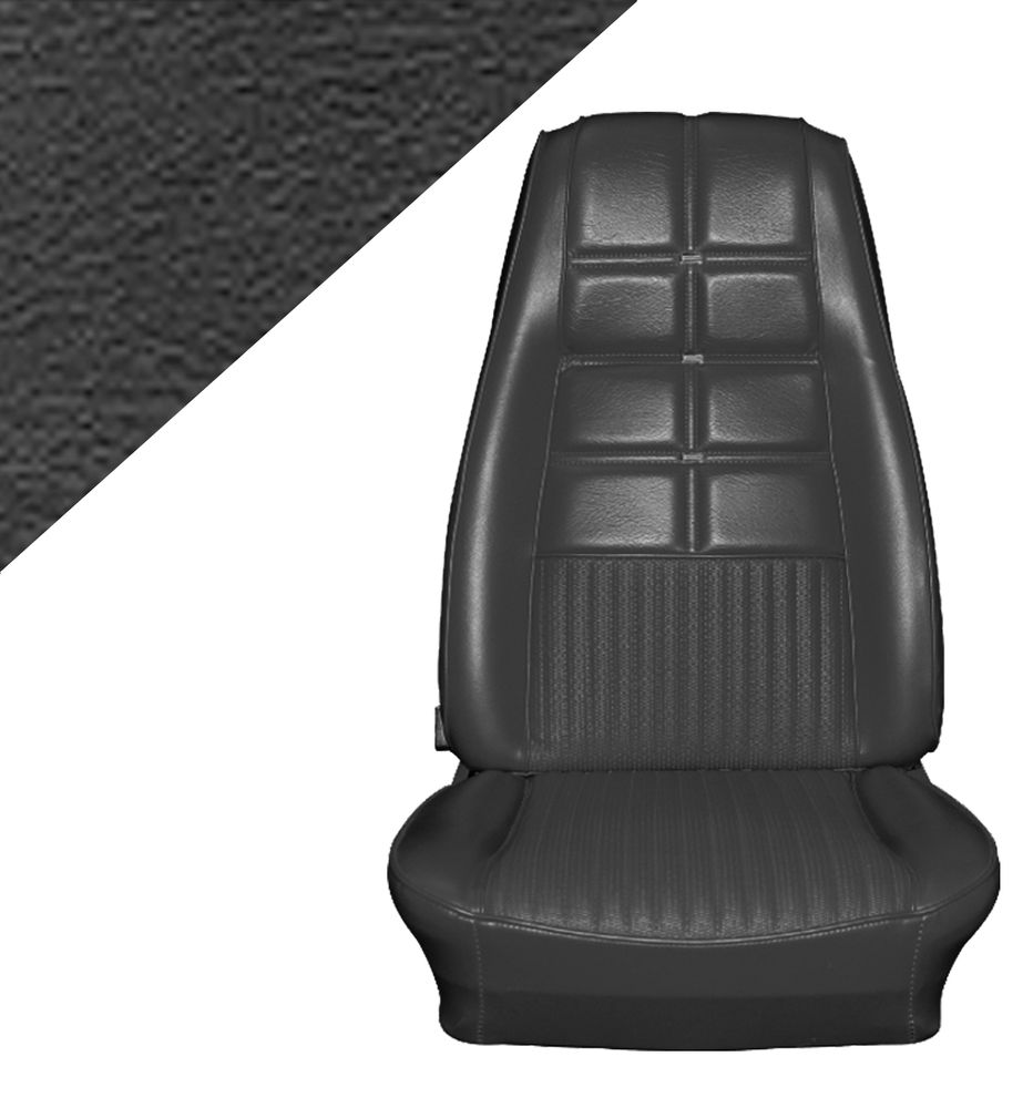 Polster De Luxe 70 CP schwarz  Upholstery Mustang 70 - Sitzbez