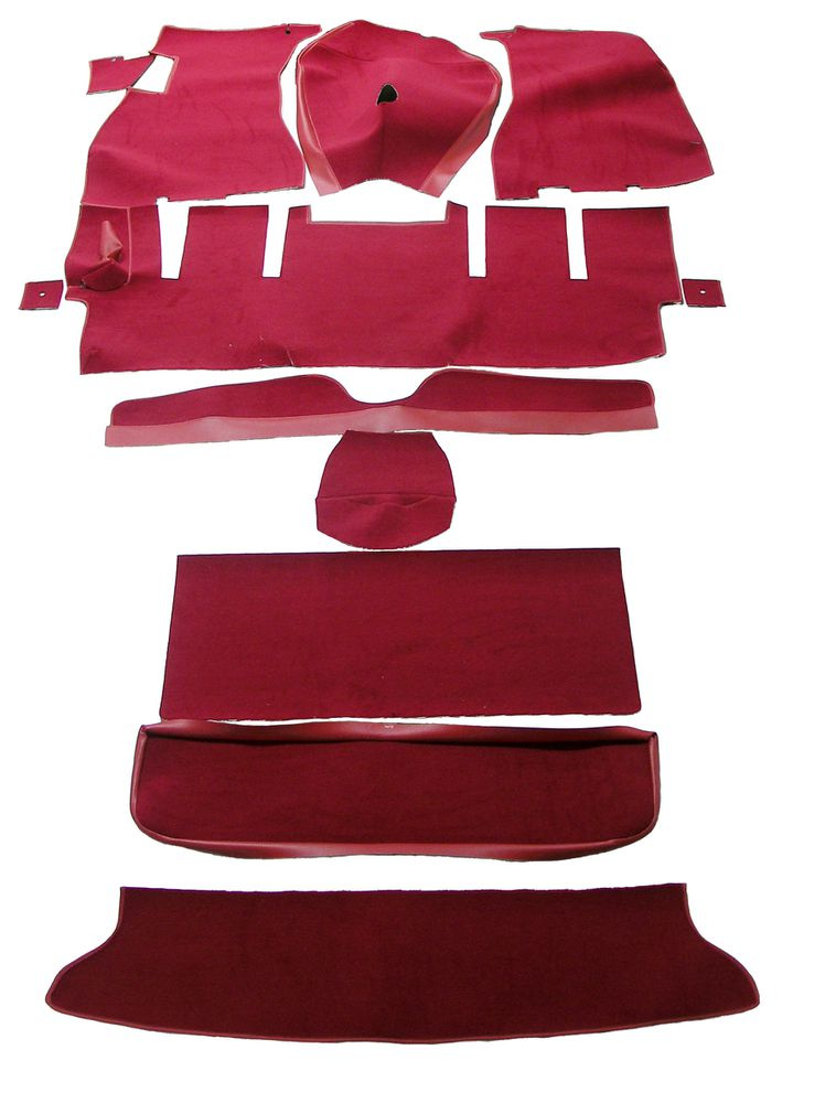 Mattensatz 1800E 1972 rot Textil