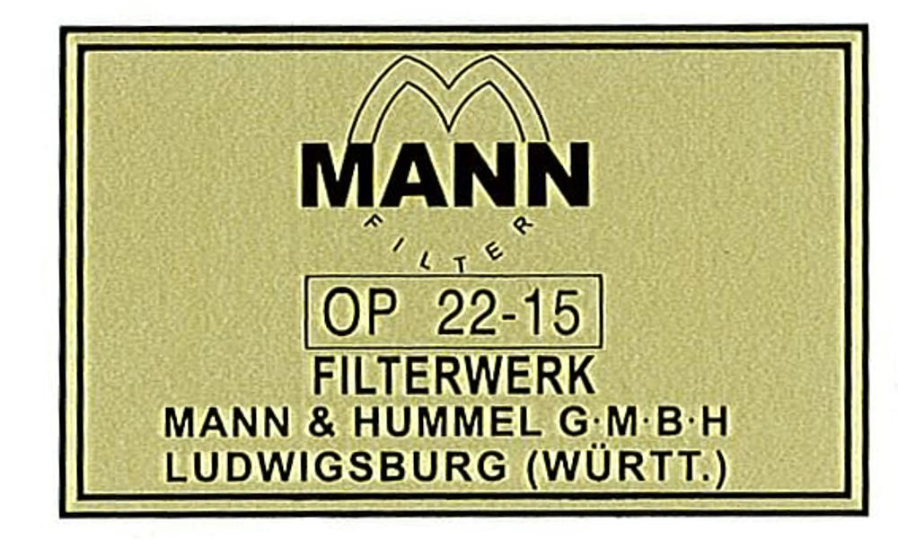 Dekal �lfilter B4B