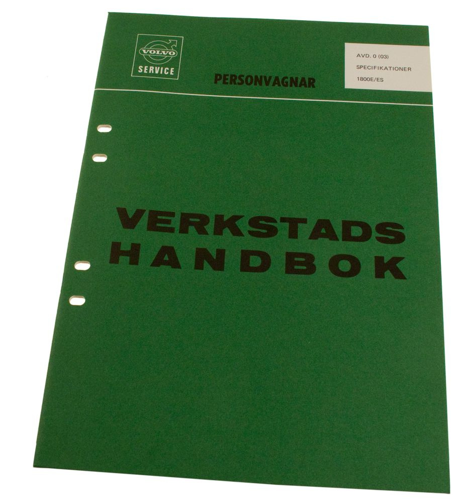 Werkstatthandbuch Spezifikationen 1800E/