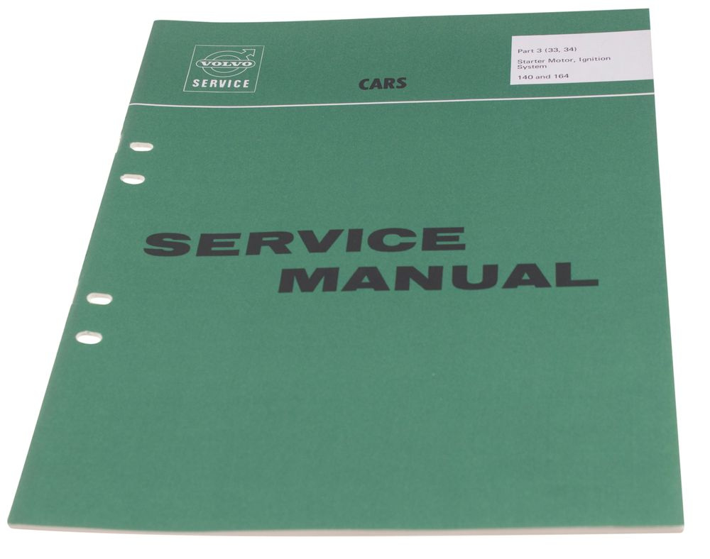 Werkstatthandbuch Startmotor 140/164 Eng